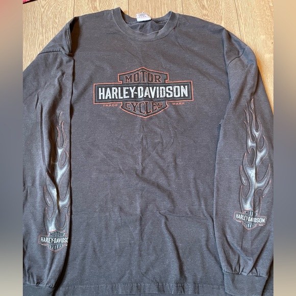 COPY - Rare Long Sleeve Harley Tee - Picture 2 of 7